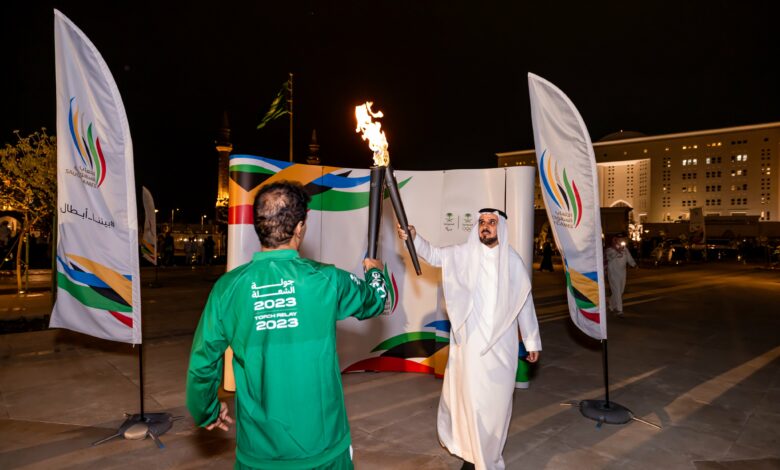 شعلة دورة الألعاب السعودية